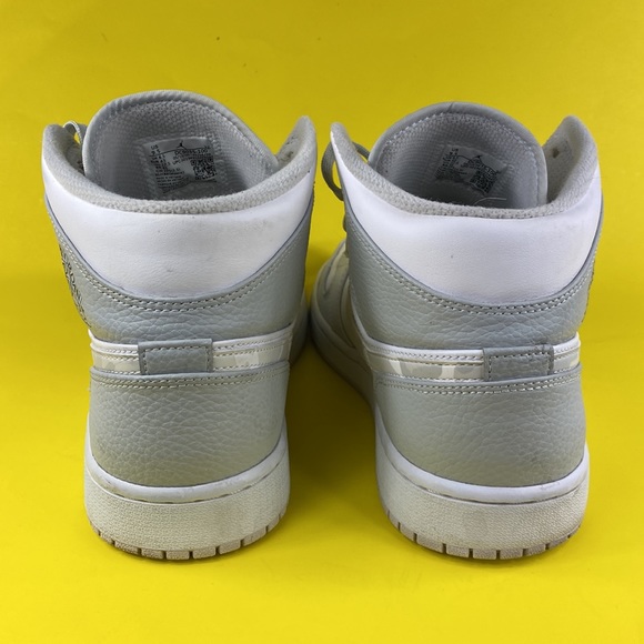 AIR JORDAN 1 MID SWOOSH GRRY CAMO DC9035-100 - Picture 8 of 15